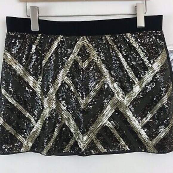 COPY - Authentic Icon Tommy Hilfiger Sequin Mini Skirt - Picture 5 of 10